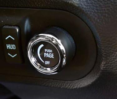2010-2012 Camaro Heads Up Display HUD Display Knob - Chrome Ring Insert