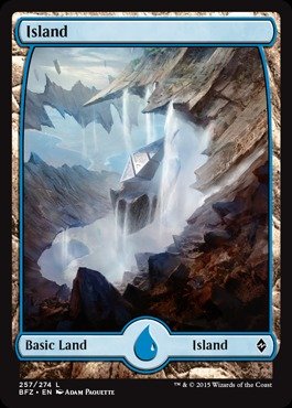 Magic: the Gathering - Island (257) (257/274) - Battle for Zendikar