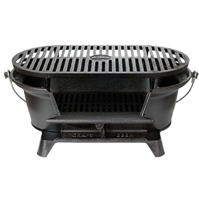 Lodge L410 Pre-Seasoned Sportsman's Charcoal Grill