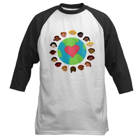 Best Price Children Around The World Art Baseball Jersey by CafePress