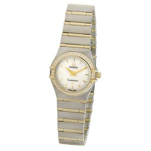 Omega Women's 1277.70.00 Constellation Quartz Small Diamond Bezel Watch