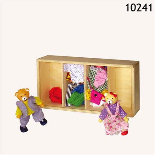 Childrens Toyshop  Toys : Teddy's wardrobe