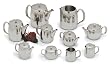 Carlisle Food Service - Rhapsody Creamer w/Hinged Lid 8 oz - Stainless Steel