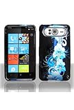HTC T-Mobile HD7 Graphic Case - Blue Flower
