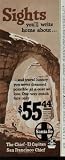 Sights you'll write home about ... and travel luxury you never
dreamed possible at a cost so low. One-way coach fare only $55.44.
..... 1955 Santa Fe Railroad Ad, A5619A. 19551111