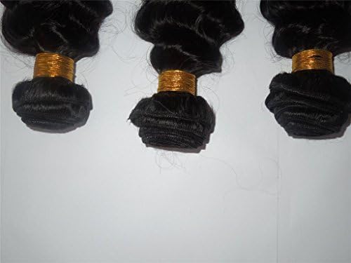 HairPR Hair 100% Cambodian Human Virgin Hair Weft 3 Bundles 10"-28" Deep Wave Natural Color Can be dyed