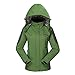 Diamond Candy Hooded Softshell Waterproof Jacket Outdoor Women's raincoat