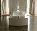 Jacuzzi ED80959 Allusion 7236 Whirlpool Bath with 2-Speed Motor, White