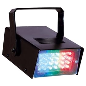 Soundlab 3W Multi-Coloured LED Strobe with Bracket