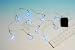Battery-Op Light Sun / Moon 10/Set Blue Led (130005)