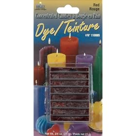 Concentrated Candle Dye 3/4 Oz. Block: Red