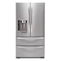 LG : LMX25981ST Panorama 24.7 cu. ft. French Door Refrigerator