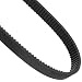 Goodyear Engineered Products Variable Speed V-Belt, 1822V328, 22 Degree Angle Pulley, Cogged, 1.125" Top Width, 0.41" Height, 32.8" Pitch Length