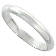 Sterling Silver 3 mm (1/8") Wedding Band / Thumb Ring