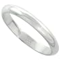 Sterling Silver 3 mm (1/8") Wedding Band / Thumb Ring
