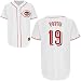 Majestic Joey Votto Cincinnati Reds Youth Replica Jersey-White (Medium)