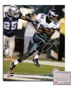 Reggie Brown NFL Philadelphia Eagles Hand Signed 8x10 Photograph White Jersey
