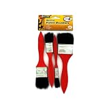 4 Pack deluxe paint brushes - Case of 24 by Sterling