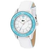 Lacoste Womens 2000560 Opio White Leather Blue