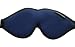 Escape Luxury Sleep Mask with Earplugs and Travel Pouch (Navy Blue)