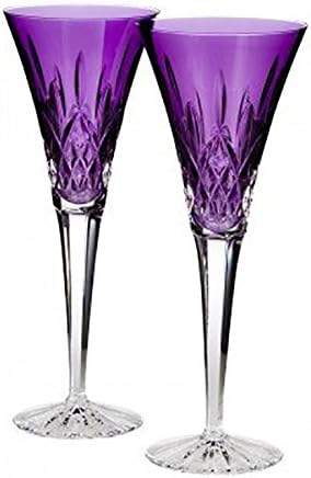 Waterford Lismore Crystal Collection (Lismore Essence Amthyst Flute Pair)