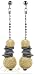 STUDIO 925: *BINGLE BANGLE YELLOW & GREY EARRINGS*