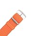 Wrist And Style Perlon Watch Strap (20mm, Orange)