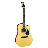 Silvertone Dreadnought Acoustic Electric Guitar, Natural