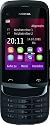 Nokia C2-03 Handy (Dual SIM, Touchscreen Slider, 2MP Kamera, Bluetooth) schwarz