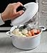 Microwave Pressure Cooker - Microwaveable Casserole Dish with Locking Lid & Pressure Release Vent