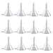 yueton 12pcs Mini Plastic Funnels Essential Oils & Sand Art (Round Edge)