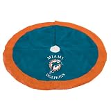 48" NFL Miami Dolphins Logo Christmas Tree Skirt