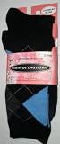 Chinese Laundry Women's/Junior's Mid Calf Cashmere Blend Socks 2 Pair Size: 9-11 Blue/Black