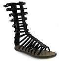 Ladies Tall Gladiator Flat Sandals