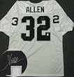 Marcus Allen Signed Raiders White Wilson Jersey