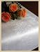 Kitchen & Housewares : Armani International, Finesse Collection, Luxury European Jacquards Linen-Cotton Table Runner (18x90-inch) in White, chic & elegant