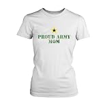 Insomniac Arts Proud Army Mom Ladies T-Shirt