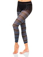 Marie Claire e Kler Leggings 80D (Negro / Multicolor)