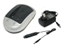JVC GR-D720EK Camcorder Battery Charger - TechFuel&reg; AC & DC Compatible Desktop Battery Charger