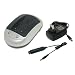 JVC GR-D720EK Camcorder Battery Charger - TechFuel&reg; AC & DC Compatible Desktop Battery Charger