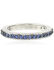 Judith Ripka "Ambrosia" Pave Blue Sapphire (0.6) Band Ring