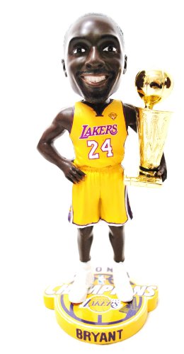 LOS ANGELES LAKERS KOBE BRYANT NBA OFFICIAL 2010 CHAMPIONSHIP TROPHY BOBBLEHEAD BOBBLE