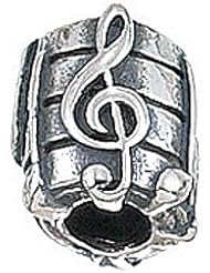 Zable(tm) Sheet Music Bead / Charm