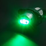 2 x Superior Nighttime Visibility Replacement Super Bright 6W Green LED Angel Eye... by Astra Security