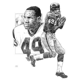 <b>Bobby Mitchell Washington Redskins 16 x 20 Lithograph</b>