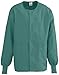 Medline 8832JEGM ComfortEase Crew Neck Warm up Scrub Jackets, Unisex, Medium, Evergreen