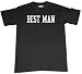 Best Man Groomsman Wedding Party Short Sleeve Adult T-Shirt (Assorted Colors & Sizes)