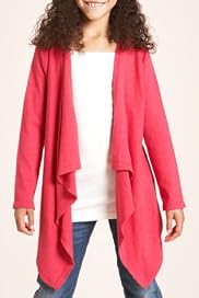 Open Front Long Sleeve Waterfall Knitted Cardigan [T74-2579U-S]