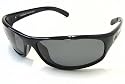 Anaconda Snakes Sport Sunglasses with Shiny Black Frame and Polarized TNS Lens from Bolle