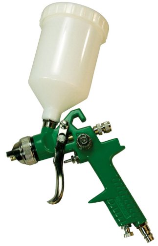 HVLP SPRAY GUN sold by KBS Coatings :: Gravity Feed :: Stainless Steel Needle & 1.4mm Tip :: Easy Clean Finish :: Best Buy for Spraying KBS RustSeal & TopCoats!